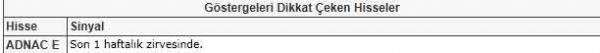 Bu hisselere dikkat!