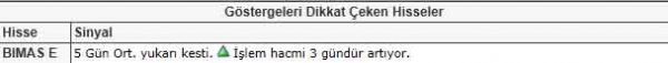 Dikkat çeken hisseler