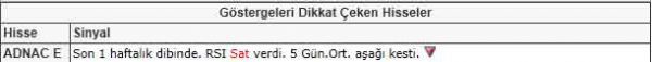 Dikkat çeken hisseler