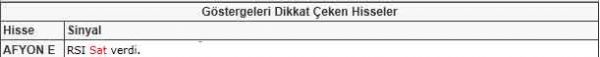 Dikkat çeken hisseler
