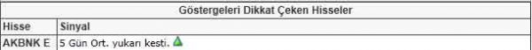 Dikkat çeken hisseler