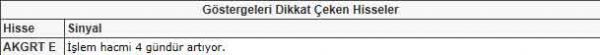 Dikkat çeken hisseler