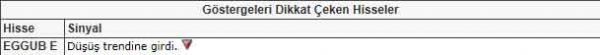 Dikkat çeken hisseler
