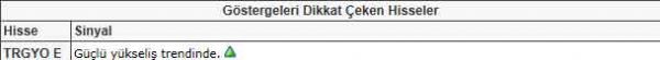 Dikkat çeken hisseler