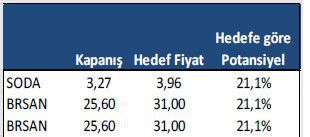Getiri potansiyeli yüksek hisseler