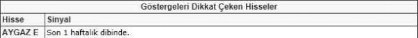 Dikkat çeken hisseler