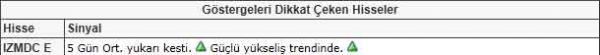 Dikkat çeken hisseler