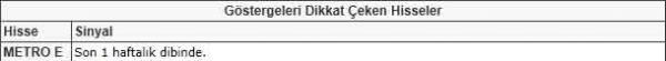 Dikkat çeken hisseler