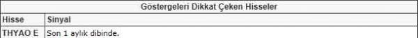 Dikkat çeken hisseler