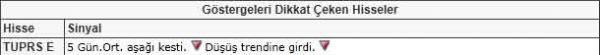 Dikkat çeken hisseler