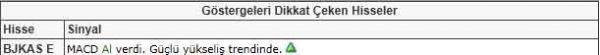 Bu hisselere dikkat!