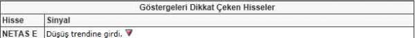 Bu hisselere dikkat!