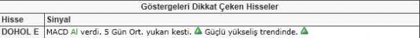Bu hisselere dikkat!