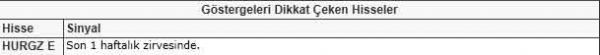 Bu hisselere dikkat!