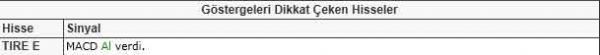 Bu hisselere dikkat!