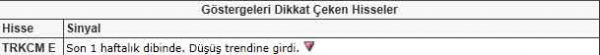Bu hisselere dikkat!