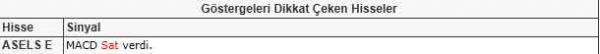 Dikkat çeken hisseler