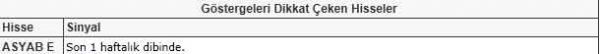 Dikkat çeken hisseler