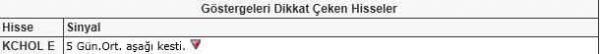 Dikkat çeken hisseler