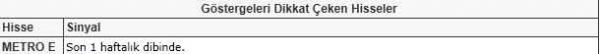Dikkat çeken hisseler