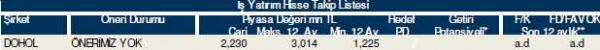 82 hisselik dev analiz
