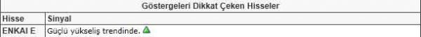 Dikkat çeken hisseler