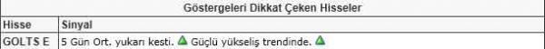 Dikkat çeken hisseler
