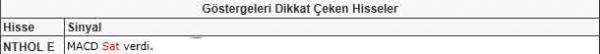 Dikkat çeken hisseler