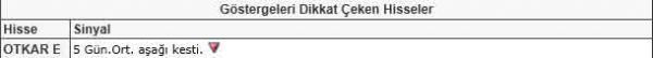 Dikkat çeken hisseler