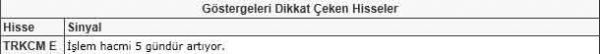 Dikkat çeken hisseler