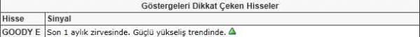Dikkat çeken hisseler