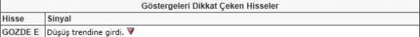Dikkat çeken hisseler