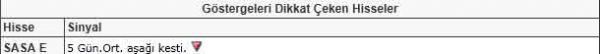 Dikkat çeken hisseler