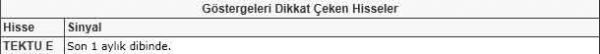 Dikkat çeken hisseler