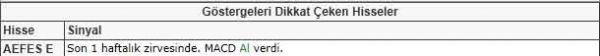 Dikkat çeken hisseler