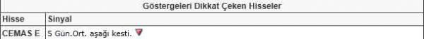 Dikkat çeken hisseler