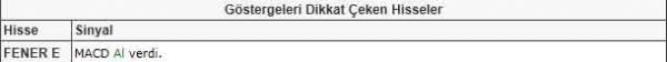 Dikkat çeken hisseler