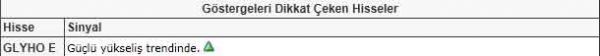 Dikkat çeken hisseler