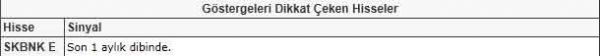 Dikkat çeken hisseler
