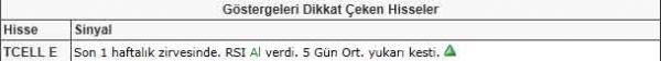 Dikkat çeken hisseler