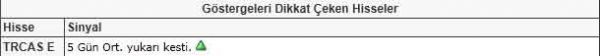 Dikkat çeken hisseler