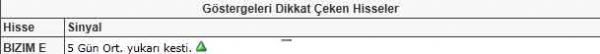 Dikkat çeken hisseler