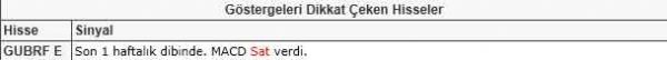 Dikkat çeken hisseler