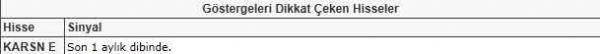 Dikkat çeken hisseler