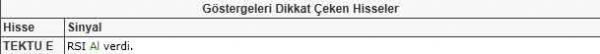 Dikkat çeken hisseler
