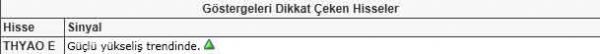 Dikkat çeken hisseler