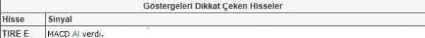 Dikkat çeken hisseler
