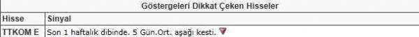 Dikkat çeken hisseler