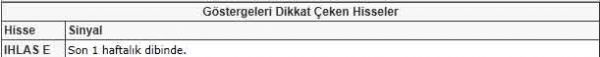 Dikkat çeken hisseler