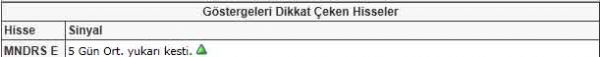 Dikkat çeken hisseler